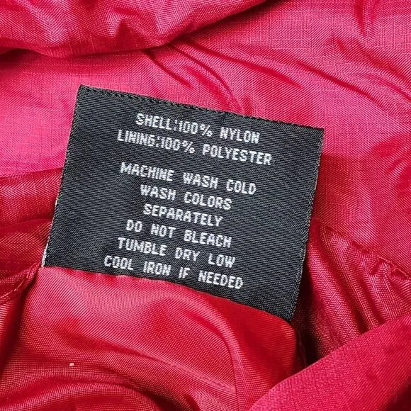 Vintage Southpole Jacket Men XL Red Gray Fleece Reversible Puffer Jacket 54x29 - Picture 9 of 11